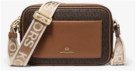 michael kors signature logo strap cross body|michael kors wikipedia.